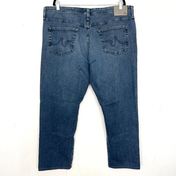 AG The Graduate Tailored Leg Jeans Denim 360 Degrees 42x30 - Hemmed from 34 - Picture 5 of 7